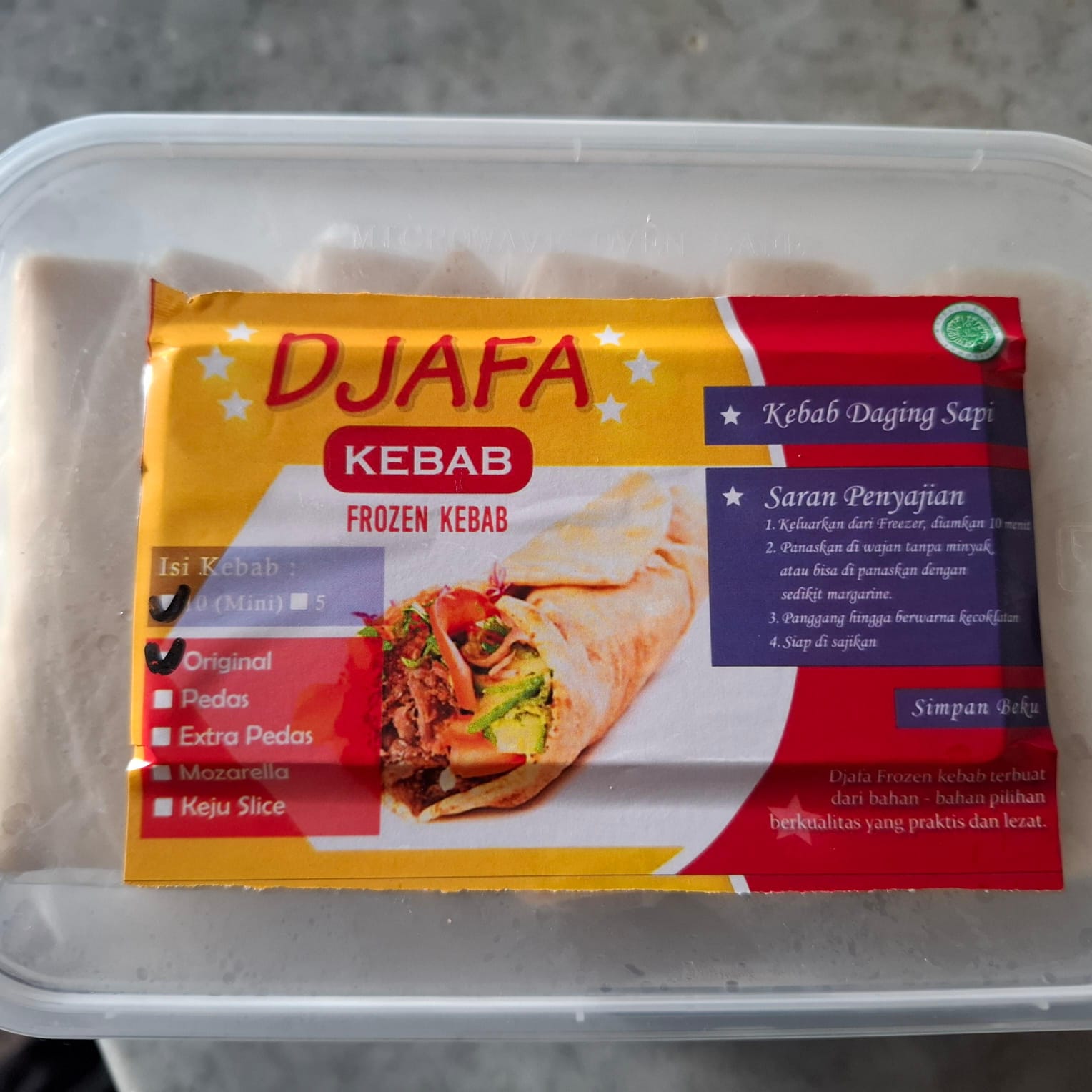 Kebab Frozen